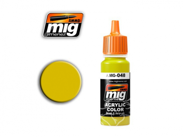 MIG peinture authentique 048 Jaune (AK-739)