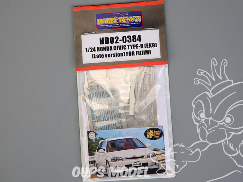 Hobby Design amélioration HD02-0384 Honda Civic Type-R (EK9) Late version Fujimi 1/24
