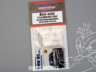 Hobby Design amélioration HD02-0368 Bmw M3 E30 1991 Deutschland Model Aoshima / Beemax 1/24