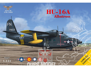 SOVA-M maquette avion 14009 Grumman HU-16A Albatross États-Unis/IDN/ESP/TON 1/144