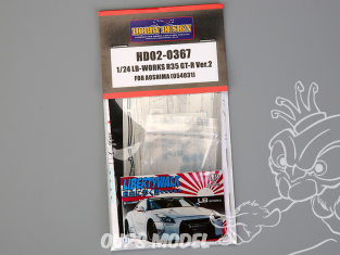 Hobby Design amélioration HD02-0367 LB-Works R35 GT-R Version 2 Aoshima 1/24