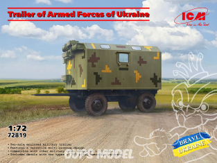 Icm maquette militaire 72819 Remorque des Forces armées ukrainiennes 1/72
