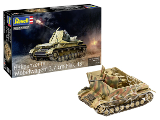 Revell maquette militaire 03363 Flakpanzer IV "Möbelwagen3,7 cm Flak 43 1/72