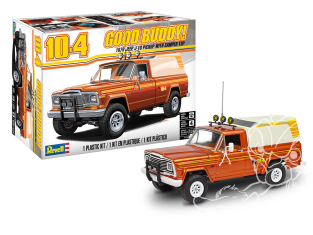 Revell maquette 14568 Jeep® J-10 Pickup with Camper Top 1977 1/24