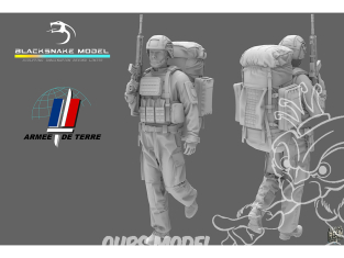 Blacksnake Model figurine nFR-11 Soldat Français Figurine 11 1/35