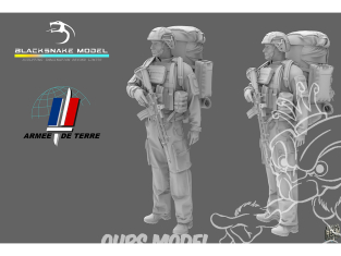 Blacksnake Model figurine nFR-12 Soldat Français Figurine 12 1/35