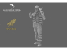 Blacksnake Model figurine FSJ-11 Fallschirmjäger Soldat avec briquet Figurine 11 1/35
