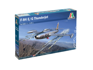 ITALERI maquette avion 1321 F-84G Thunderjet 1 deco française 1/72