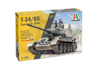 Italeri maquette 6758 T34/85 Zavod 112 1944 1/35