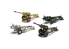 Airfix maquette militaire A02332 Canon de campagne léger britannique de 105 mm 1/76