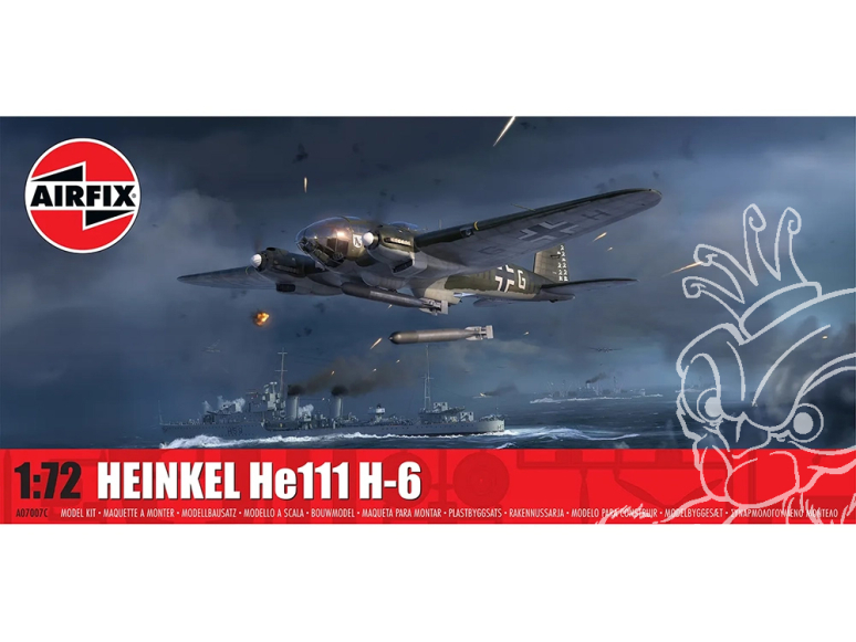 Airfix maquette avion A07007C Heinkel He111 H-6 1/72