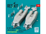 ResKit avion RSU48-0423 Nacelles B-1B prises d'air et tuyères d'échappement précoces kit Revell impression 3D 1/48