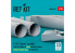 ResKit avion RSU48-0423 Nacelles B-1B prises d&#039;air et tuyères d&#039;échappement précoces kit Revell impression 3D 1/48