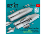 ResKit avion RSU48-0424 Nacelles B-1B prises d'air et tuyères d'échappement précoces kit Revell impression 3D 1/48