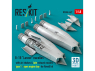 ResKit avion RSU48-0427 Nacelles B-1B prises d'air et tuyères d'échappement Type1 kit Revell impression 3D 1/48