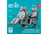 ResKit Figurine RSF48-0082 Pilotes d&#039;OV-10A Bronco assis sur des sièges éjectables pour le kit ICM 2 pièces Imprimé en 3D 1/48