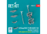 ResKit kit RSK48-0010 Transporteur de munitions MHU-191/M AERO 21A US NAVY et adaptateurs de bombes Flotte de porte-avions 1/48