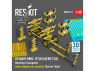 ResKit kit RSK48-0023 Transporteur de munitions MHU-191/M AERO 21A US NAVY et adaptateurs missiles Flotte de porte-avions 1/48