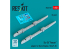 ResKit kit RS48-0587 Adaptateur Su-24 « Fencer » pour Storm Shadow SCALP-EG, 2 pièces imprimées en 3D 1/48