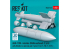ResKit kit RS48-0538 Missiles AGM-130A 2p ogive Mk84 avec pod de liaison de données AN/AXQ-14 1p 1/48