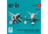 ResKit kit RS48-0517 AGM-142 &quot;Popeye/Have Nap&quot; missiles 2 pcs imprimé en 3D 1/48
