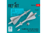 ResKit kit RS48-0528 Missiles R-40RD AA-6 « Acrid » 2 pièces imprimés en 3D 1/48