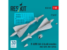 ResKit kit RS48-0528 Missiles R-40RD AA-6 « Acrid » 2 pièces imprimés en 3D 1/48