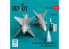 ResKit kit RS48-0528 Missiles R-40RD AA-6 « Acrid » 2 pièces imprimés en 3D 1/48