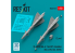 ResKit kit RS48-0527 Missiles R-40TD AA-6 « Acrid » 2 pièces imprimés en 3D 1/48