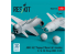 ResKit kit RS48-0518 Missiles AGM-142 « Popeye 2/Have Lite » 2 pièces imprimés en 3D 1/48