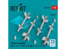 ResKit kit RS48-0509 Missiles Python 3 4 pièces imprimés en 3D 1/48
