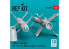 ResKit kit RS48-0509 Missiles Python 3 4 pièces imprimés en 3D 1/48