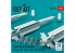 ResKit kit RS48-0544 Missiles AGM-130C 2 ogives BLU-109 avec nacelle de liaison de données AN/AXQ-14 1/48