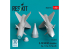ResKit kit RS48-0574 Missiles R-98 MR/MT 2 pièces imprimés en 3D 1/48