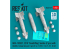 ResKit kit RS48-0539 Bombes GBU-15V21, 22/B « Small Wing » 2 pièces avec pod de liaison de données AN/AXQ-14 1 1/48
