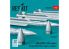 ResKit kit RS48-0550 Missiles Matra MICA-EM 4 pièces imprimés en 3D 1/48