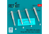 ResKit kit RS48-0549 Missiles Matra MICA-IR 4 pièces imprimés en 3D 1/48