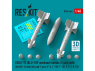 ResKit kit RS48-0564 Bombes à ogive EGBU-15 BLU-109 2 pièces, avec pod de liaison de données AN/AXQ-14 1 pièce 1/48