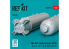 ResKit kit RS48-0514 Bombes à fragmentation CBU-89A GATOR 4 pièces imprimées en 3D 1/48