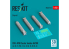ResKit kit RS48-0523 Bombes à fragmentation CBU-89B GATOR 4 pièces imprimées en 3D 1/48