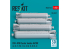 ResKit kit RS48-0523 Bombes à fragmentation CBU-89B GATOR 4 pièces imprimées en 3D 1/48