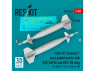 ResKit kit RS48-0521 Bombes guidées laser GBU-10 « Paveway I » avec dérive BSU-4/B et aile BSU-3/B, 2 pièces 1/48