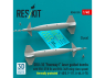 ResKit kit RS48-0576 Bombes guidées laser GBU-10 Paveway I aileron BSU-37/B et BSU-3A/B faible vitesse protection thermique 1/48