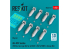 ResKit kit RS48-0537 Bombes AN-M57 de 250 lb, aileron de type boîte pour toutes les USAF et RAF 1/48
