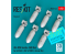 ResKit kit RS48-0546 Bombes AN-M58 6 pièces 500 lbs pour tous les USAF et RAF 1/48