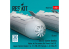 ResKit kit RS48-0535 Bombes à fragmentation BL755, 4 pièces imprimées en 3D 1/48