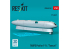 ResKit avion RSU48-0369 Nacelle TARPS pour F-14 « Tomcat » 1 pièce imprimée en 3D 1/48