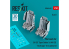 ResKit avion RSU48-0403 Sièges pilotes pour CH-53E « Super Stallion » et MH-53E « Sea Dragon » pour kit Academy 1/48