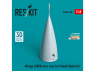 ResKit avion RSU48-0405 Cône de nez Mirage 2000N pour kit Kinetic/Italeri imprimé en 3D 1/48