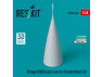 ResKit avion RSU48-0408 Cône de nez du Mirage 2000B pour kit Kinetic/Italeri imprimé en 3D 1/48